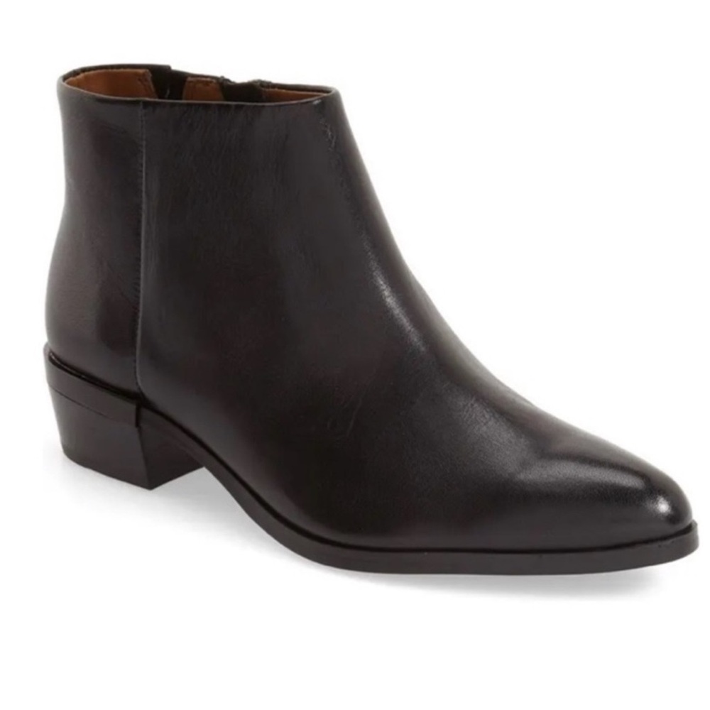 Coach Black Leather Women’s Ankle Boots size 9